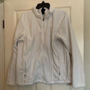 White north face fleece